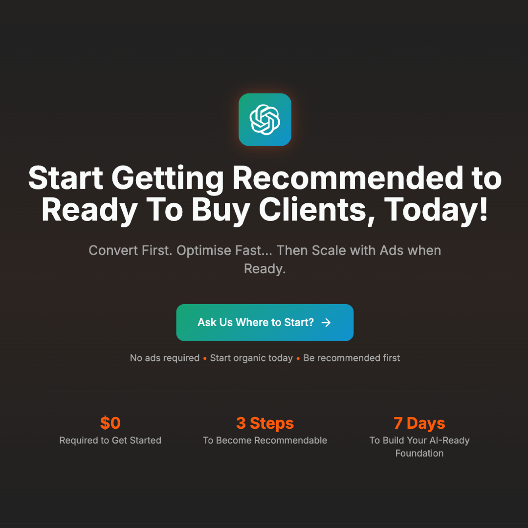 Start Getting Recommended to Ready-to-Buy Clients — Today