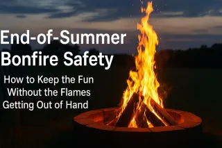 End-of-Summer Bonfire Safety: How to Keep the Fun Without the Flames Getting Out of Hand