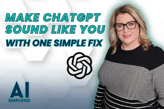 Make ChatGPT Sound Like You With This One Setup Tip