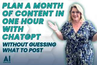 Plan a Month of Content in One Hour with ChatGPT (Without Guessing What to Post)