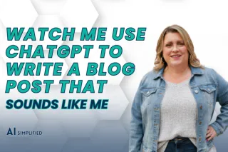 Watch Me Use ChatGPT to Write a Blog Post That Sounds Like Me