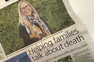 Helping families talk about death