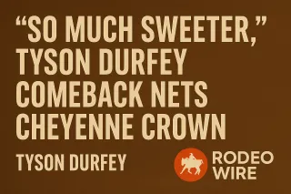 Tyson Durfey’s Comeback