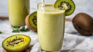 Kiwi Passionfruit Banana Smoothie