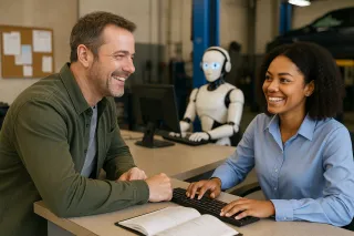 How AI Receptionists Improve Customer Service in Auto Repair Shops