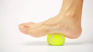 Does rolling a ball under your foot help PLANTAR FASCIITIS?