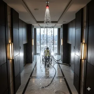 Downtown Brooklyn High-Rise Flood Cleanup & Sprinkler Restoration