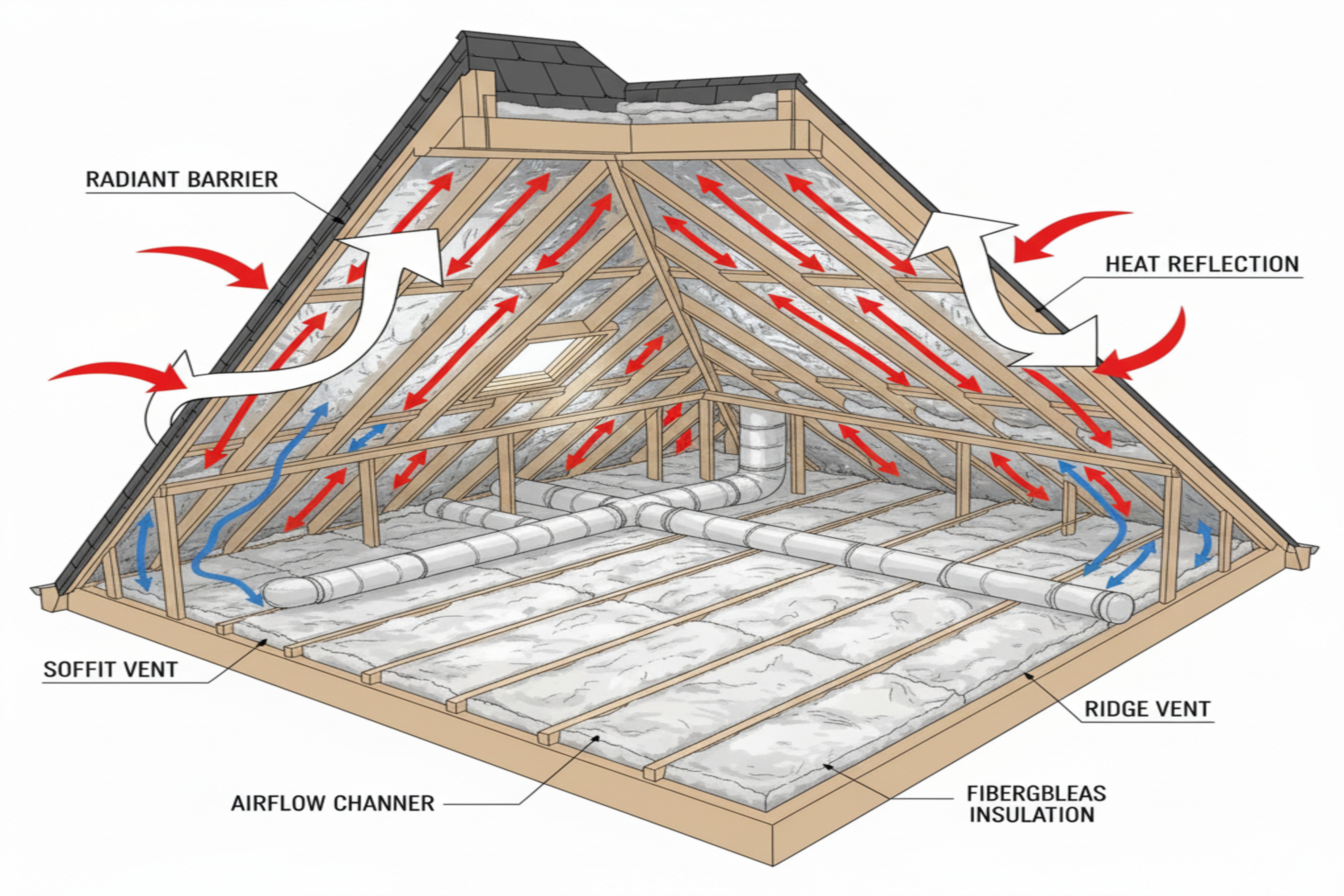 Best Attic Insulation Options for Homes in Hot & Humid Climates