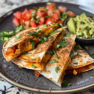 Crock Pot Chicken Quesadillas