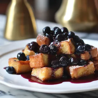 Blueberry Sizzle French Toast