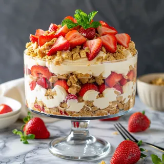 Strawberry Cheesecake Trifle