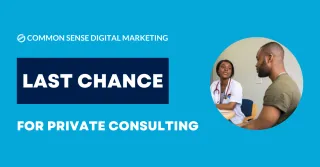 Last chance for private consulting