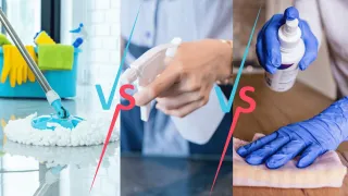 What’s the Difference Between Cleaning, Sanitizing, and Disinfecting?