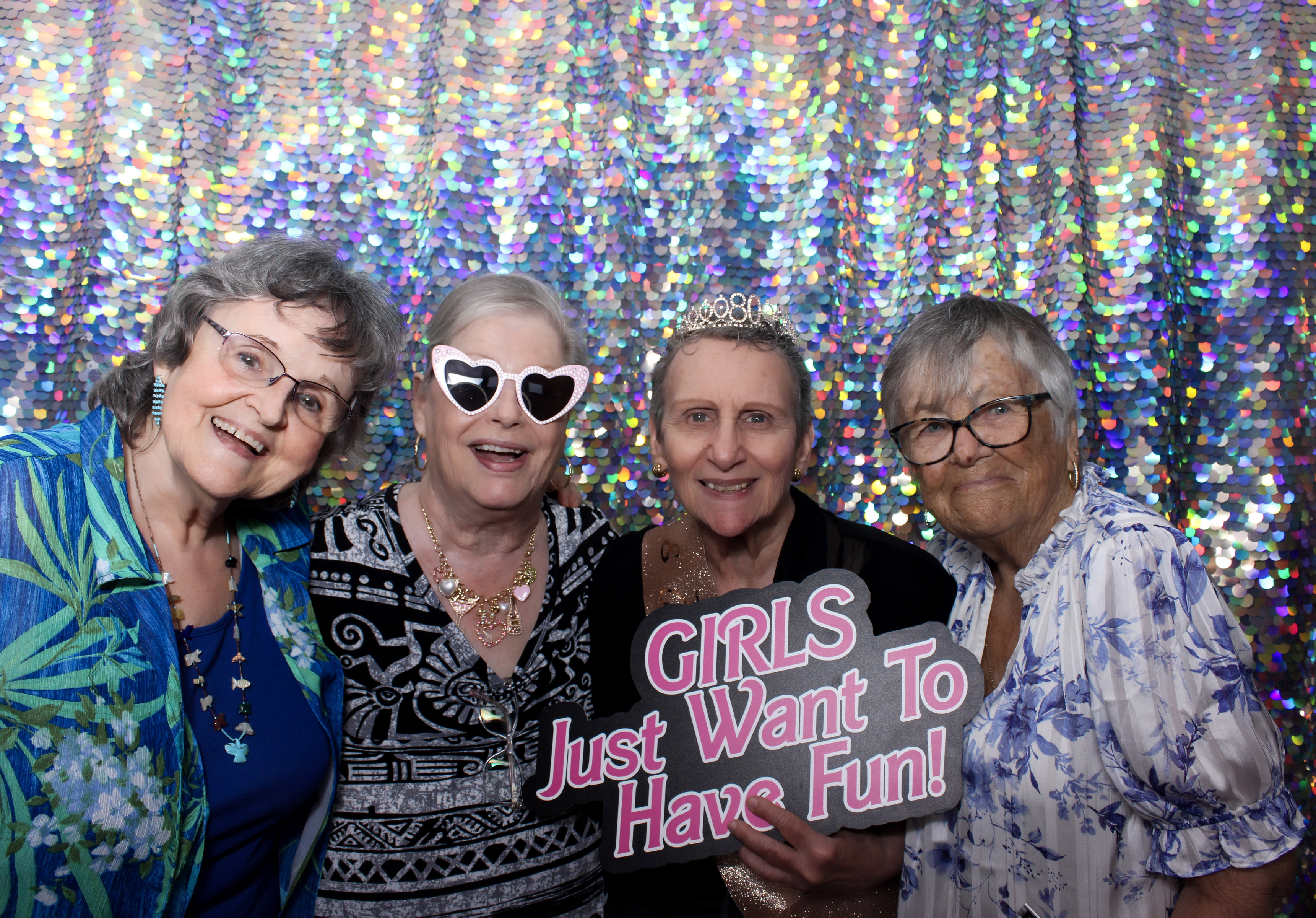 80th Birthday Photo Booth at Imperial Point Clubhouse | Largo FL