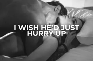 I WISH HE’D JUST HURRY UP