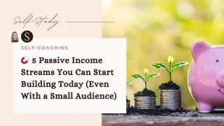 5 Passive Income Streams You Can Start Building Today