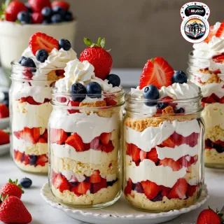 Easy Berry Trifle Cups