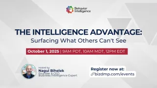 October 1, 2025 - The Intelligence Advantage: Surfacing What Others Can't See