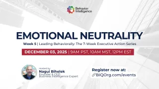 December 3, 2025 - Emotional Neutrality