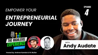 Ep. 4: Harnessing the Transformative Power of Webinars for Explosive Business Growth: Insights from Andy Audate