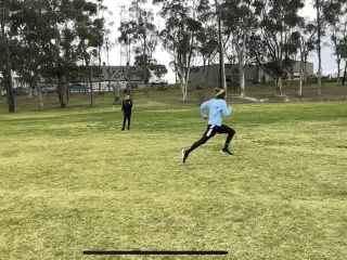 Does your child look like they are running on a treadmill?