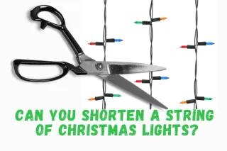 Can You Shorten a String of Christmas Lights?