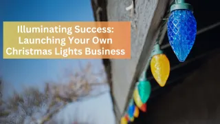 Illuminating Success: Launching Your Own Christmas Lights Business