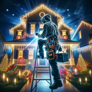 Climbing the Ladder to Success: Essential Tools for Your Christmas Light Installation Business