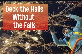Deck the Halls Without the Falls: A Comprehensive Guide to Fall Protection for Christmas Light Installers