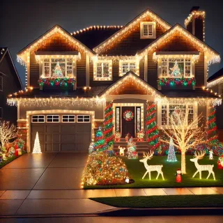 How Much Does Professional Christmas Light Installation Cost in 2024?