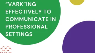 Effective Communication