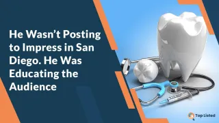 He Wasn’t Posting to Impress in San Diego. He Was Educating the Audience