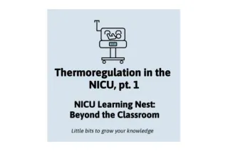 Thermoregulation in the NICU part 1