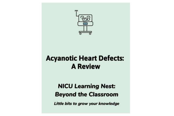 Acyanotic Heart Defects: A Review