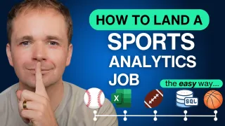 ⚾️ how to work in sports analytics