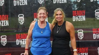 🏋️‍♀️ Member Spotlight: Angela & Anita Take on the Deadly Dozen