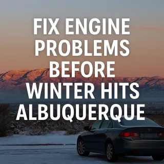 Fix Engine Problems Before Winter Hits Albuquerque