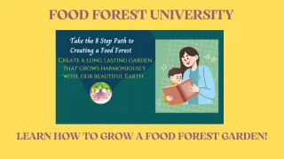 Learn to Grow a Food Forest