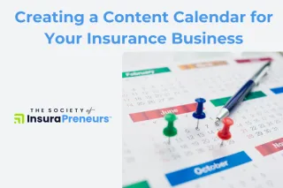 Creating a Content Calendar for Your Insurance Business