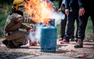 How often is fire extinguisher training required?