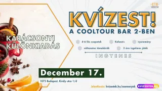 KARAÁCSONYI KÜLÖNKIADÁS a CoolTour Bar 2-ben | December 17. | Ingyenes
