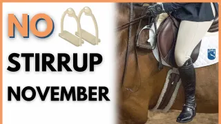 No Stirrup November: A Guide for Equestrian Preparation and Recovery