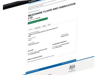 Mezzanine Floor and Fabrication Ltd is Incorporated