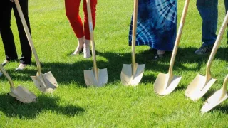 Groundbreaking for the Gold Star Families Memorial Monument in North Ogden Utah