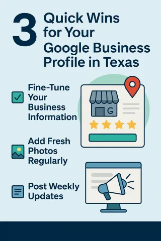 3 Quick Wins for Your Google Business Profile in Texas