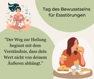 Bewusstsein für Essstörungen