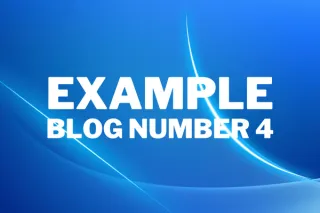 Example Blog Number 4
