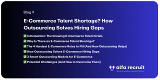 E-Commerce Talent Shortage? How Outsourcing Solves Hiring Gaps