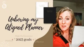 Unboxing my Aligned Planner