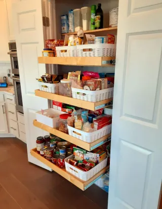 How to Organize Your Pantry with Pull-Out Shelves